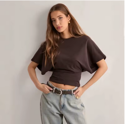 Camiseta con cuello redondo | N&M