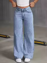 Pantalones de pierna ancha con lazo | N&M