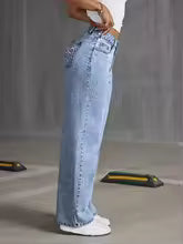 Pantalones de pierna ancha con lazo | N&M